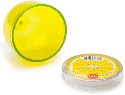TULZ Lemon Save-A-Half, Yellow, 3"x3"x3" - Fox Run Brands