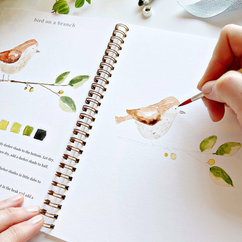 Animals Watercolor Workbook - Emily Lex Studio