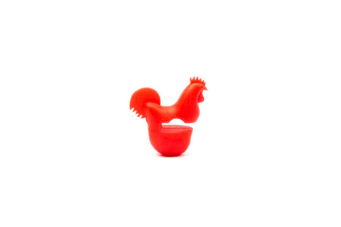 Rooster Pot Clip, Spoon Holder, 2.75" x 2.75" - Fox Run Brands