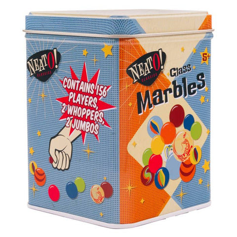 Neato! 160 Marbles In A Tin Box - Toysmith