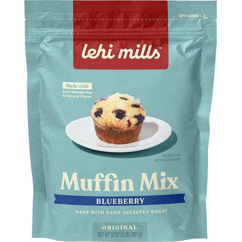Blueberry Muffin Mix: 2lb Pouch - Lehi Mills