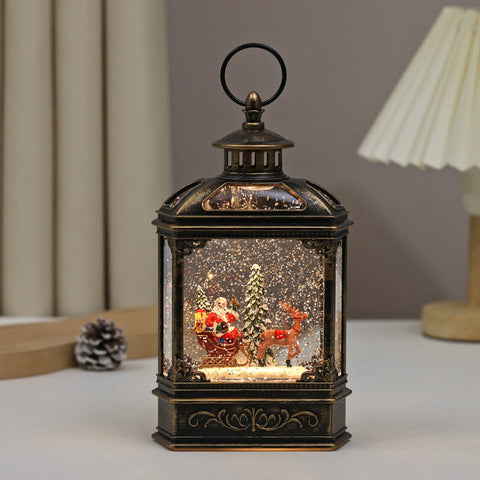 Christmas Vintage Snow Globe Lantern - SINT