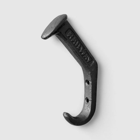 Railroad Spike Wall Hook, Cast Iron - Iron & Blossom