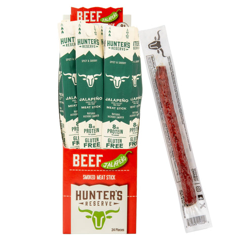 Jalapeño Grass Fed Beef Meat Sticks, 0.9 oz - Hunter's Reserve
