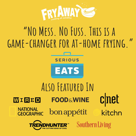FryAway Cooking Oil Solidifier - Super Fry, 7 oz - FryAway