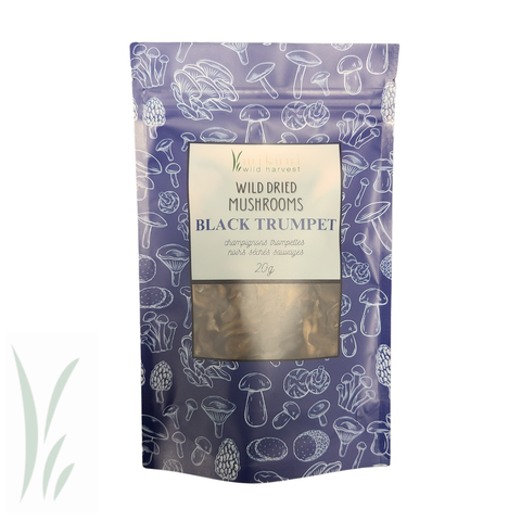 Dried Wild Black Trumpet Mushrooms, 20 g - Mikuni Wild Harvest USA