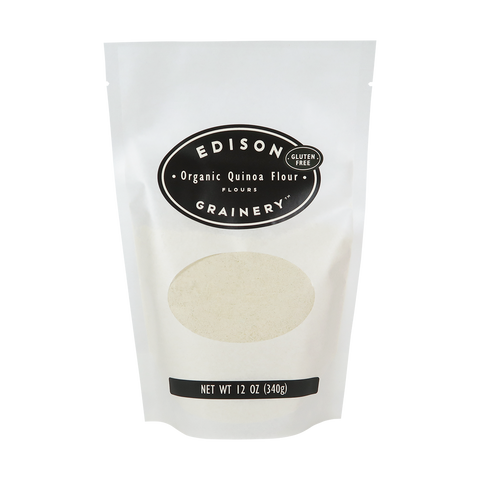 Organic Quinoa Flour, 12 oz - Edison Grainery