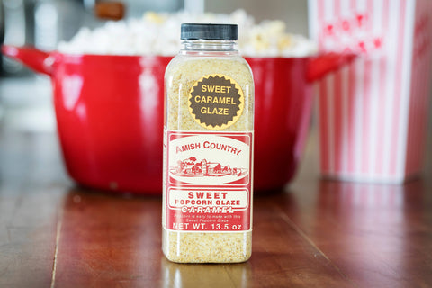 15oz Bottle of Caramel Glaze - Amish Country Popcorn