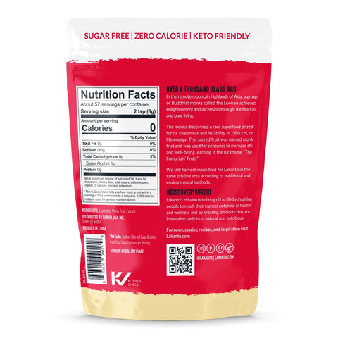 Golden Monk Fruit Sweetener with Erythritol, 1 lb - Lakanto