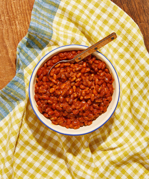 Apricot Glazed Baked Beans: 15 oz can - Heyday Canning Co.
