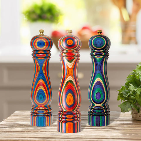Baltique® Mumbai Pepper Grinder with Adjustable Mill, 8" - Totally Bamboo