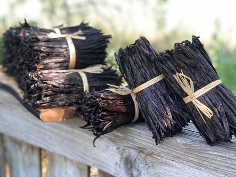 Whole Ugandan Vanilla Beans, Single Origin, Grade A: 3 Beans - The Sweetest Bean