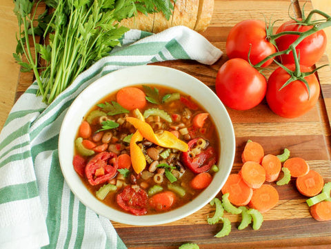 Miner Minestrone Soup Mix, Large, 12 oz, Serves 10 - Rill Foods