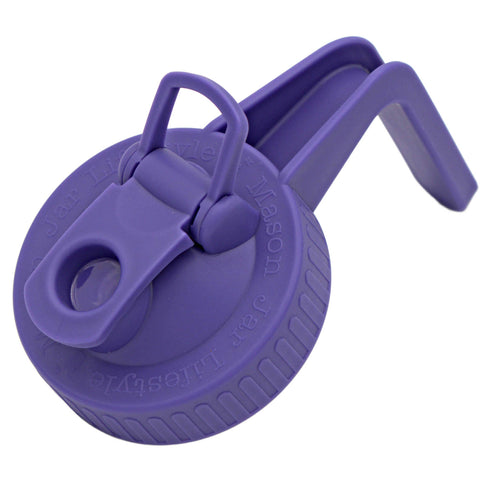 Wide Mouth Pour & Store Pitcher Lid with Handle: Ultra Violet - Mason Jar Lifestyle