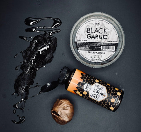 Black Garlic Infused Honey (12oz) - Fresh Perspective