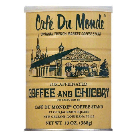 Cafe Du Monde Coffee Chicory, Decaf, 13 oz