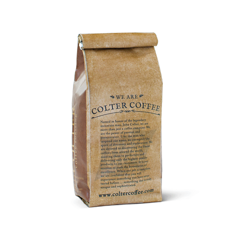 Organic Thunderbolt, 12 oz Whole Bean - Colter Coffee Roasting