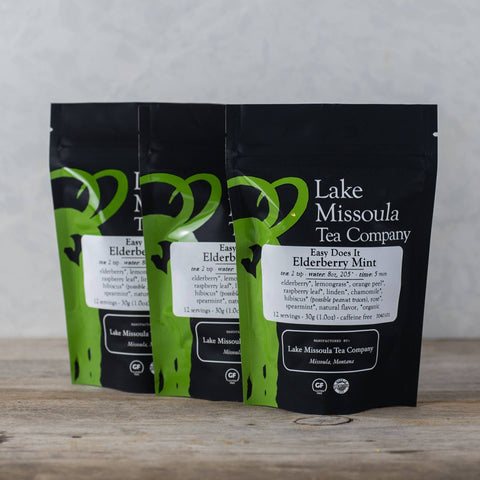 Easy Does It Elderberry Mint, 1 oz - Lake Missoula Tea Company