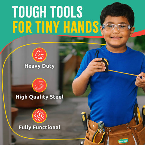Kids Deluxe Tool Set, 14 pc - SparkJump