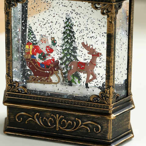Christmas Vintage Snow Globe Lantern - SINT