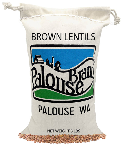 Brown Lentils (Pardina): 3 lb - Palouse Brand