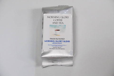 Morning Glory Blend, Medium Roast Coffee: 12 oz, Whole Bean - Morning Glory Coffee
