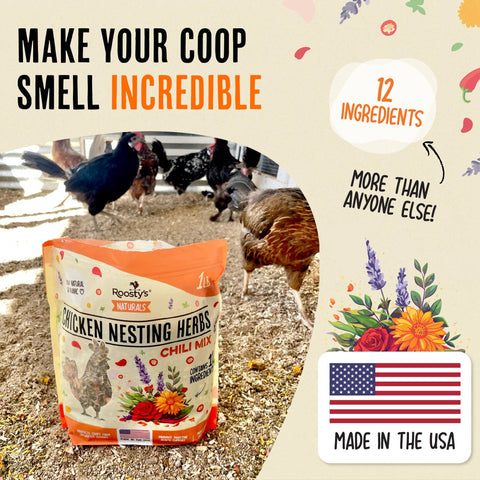 Chicken Nesting Herbs, Pest Repellent, 1 lb - Roosty's