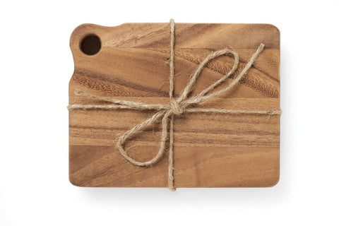 Ironwood Sandwich Boards, Acacia Wood, Set of 2, 7.75" x 6" - Fox Run Brands
