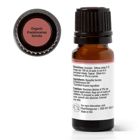 Organic Frankincense Serrata Essential Oil, 10 ml - Plant Therapy