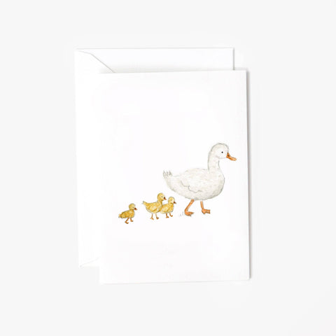 Baby Ducks Mini Notecard, 2.5" x 3.5" - Emily Lex Studio