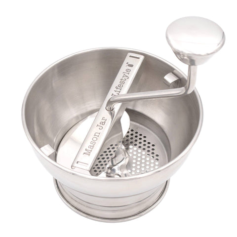 Wide Mouth Food Mill for Mason Jars - Mason Jar Lifestyle