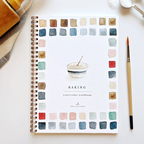 Baking Watercolor Workbook - Emily Lex Studio