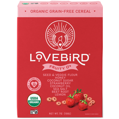 Strawberry Lovebird Cereal, 7 oz