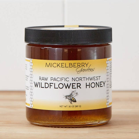 Raw Wildflower Honey, 20oz - Mickelberry Gardens