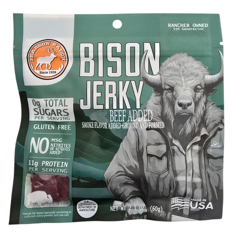 Bison Jerky, 2.1 oz - Pearson Ranch