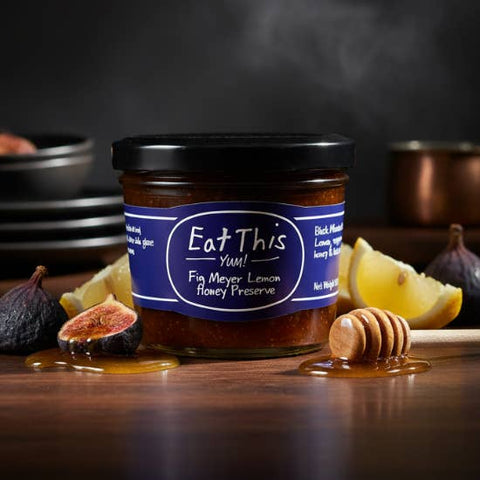 Fig, Meyer Lemon & Honey Preserve, 7 oz - Eat This Yum
