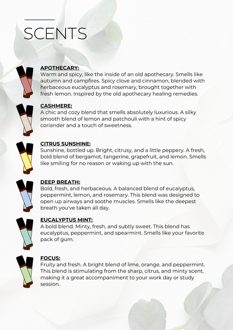 Focus 5ml Mini Roll-On Essential Oils - Wild Grove Essentials
