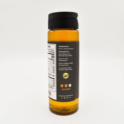 Buzzin' Hot Honey, Medium Heat, 12 oz - Nate's Nectar