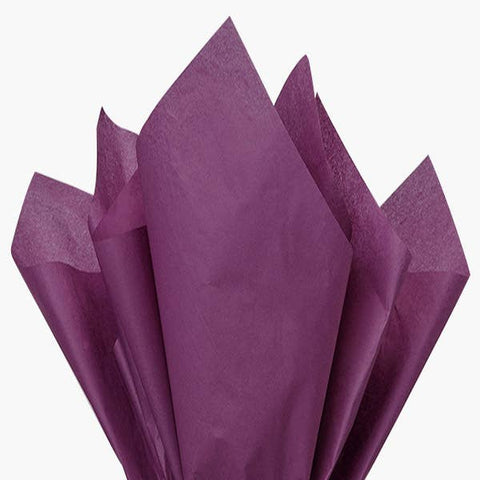 Tissue Paper: Plum, 24 Pack, 20x30" - Nashville Wraps