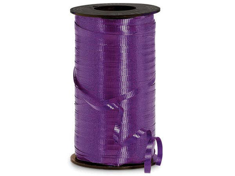 Poly Curling Ribbon: Purple, 3/8"x250 yards - Nashville Wraps