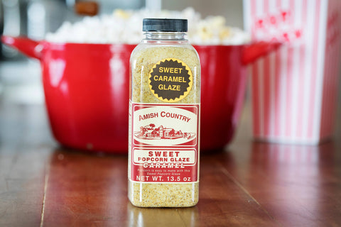 15oz Bottle of Caramel Glaze - Amish Country Popcorn