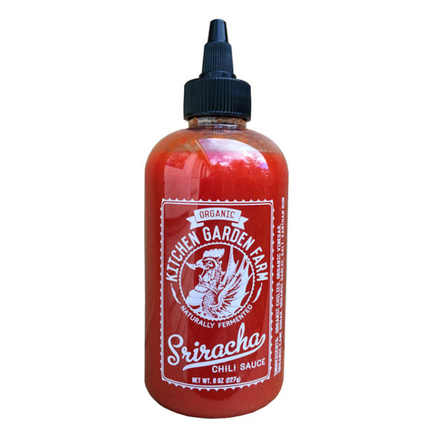 Organic Sriracha Chili Sauce, 8 oz - Kitchen Garden Farm