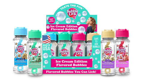 BubbleLick Ice Cream Edition Flavored Bubbles - Toysmith