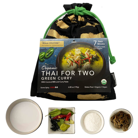 Thai for Two Cooking Kit - Organic Green Curry - Verve Culture