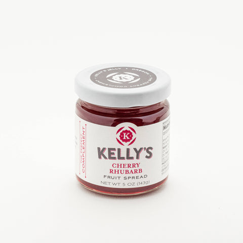 Cherry Rhubarb Fruit Spread, 5oz - Kelly's Jelly