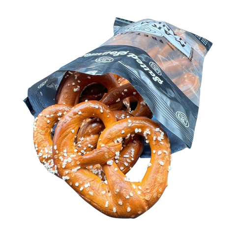Handmade Pretzels, Salted, 8oz, Extra Dark - Martins Handmade Pretzels