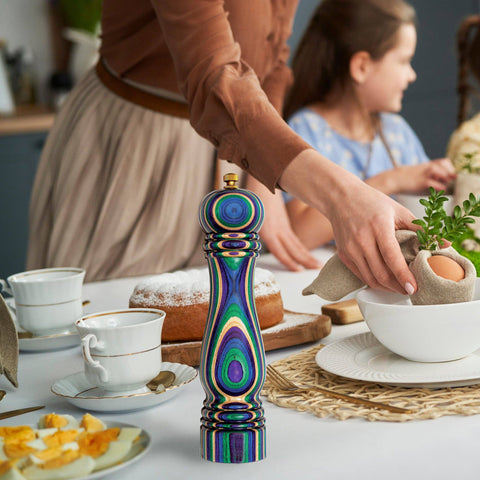 Baltique® Mumbai Pepper Grinder with Adjustable Mill, 8" - Totally Bamboo