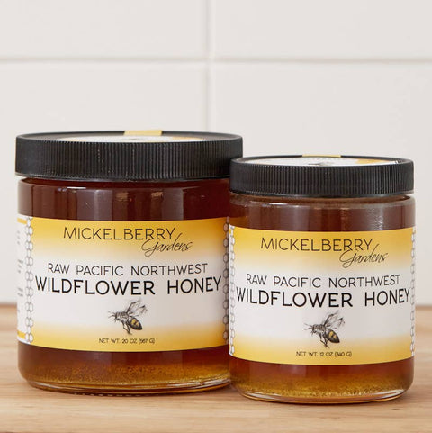 Raw Wildflower Honey, 20oz - Mickelberry Gardens