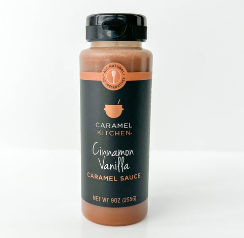 Cinnamon Vanilla Caramel Sauce, 9 oz - Caramel Kitchen