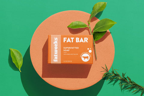 FATBAR™ (4.25 oz) - Grass-Fed Tallow Soap Bar - Fatworks